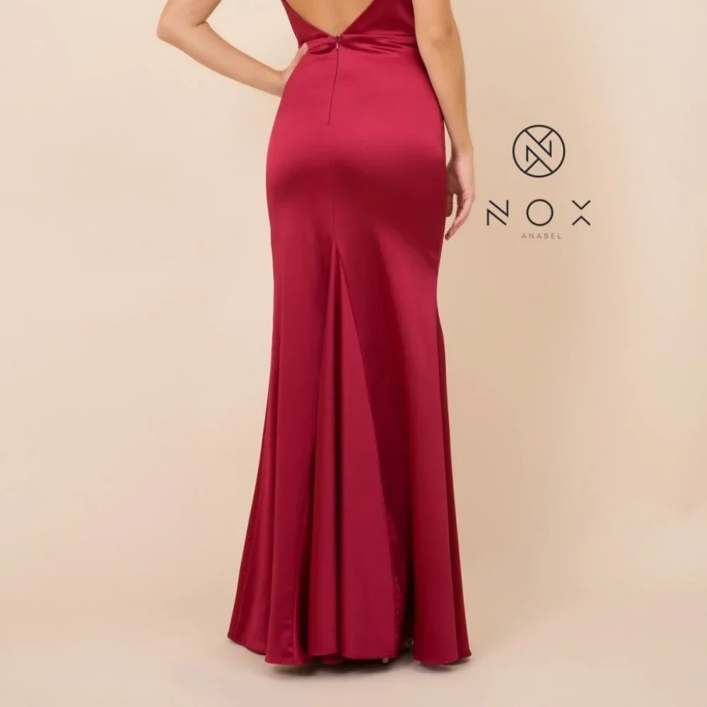 Square Neckline Spaghetti Strap Dress NXC302_3